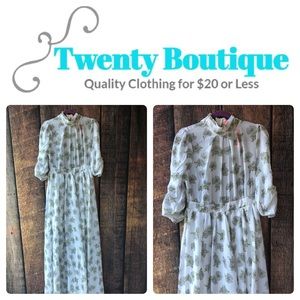 Beautiful Floral Maxi Dress Perfect for Easter 🐣